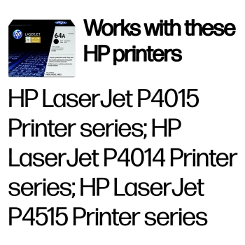 Preview: HP 64A original LaserJet Toner cartridge CC364A black standard capacity 10.000 pages 1-pack Smart Printing Technology