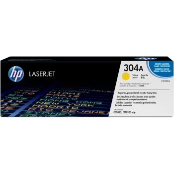 HP 304A original Colour LaserJet Toner cartridge CC532A yellow standard capacity 2.800 pages 1-pack ColorSphere
