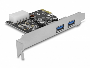 DELOCK PCI Expr Card 2x USB3.2 Gen 1 ext +LowProfile