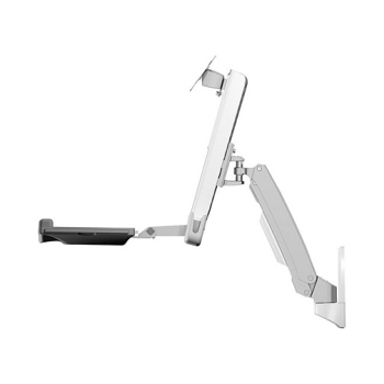 Preview: Sit-Stand-Workstation mit Wandhalterung für einen Monitor bis zu 24 ICY BOX