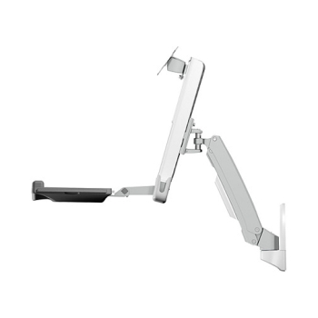 Preview: Sit-Stand-Workstation mit Wandhalterung für einen Monitor bis zu 24 ICY BOX