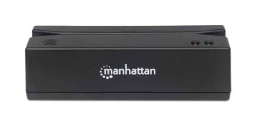 Preview: MANHATTAN Magnetkartenleser USB drei Spuren Leser   schwarz