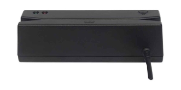 Preview: MANHATTAN Magnetkartenleser USB drei Spuren Leser   schwarz