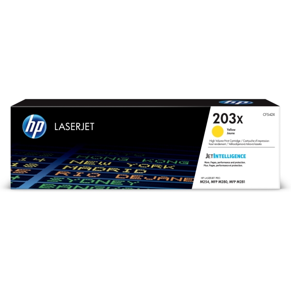 HP 203X Original Yellow LaserJet Toner Cartridge