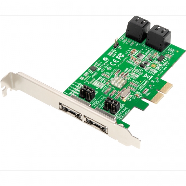 Dawicontrol PCI Card PCI-e DC-624e  RAID R2 4-Kanal SATA 6G Blister