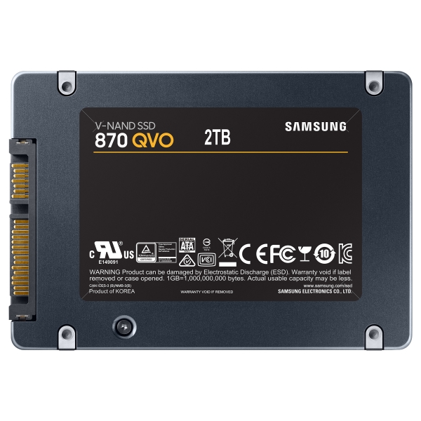 2.5 2TB Samsung 870 QVO retail
