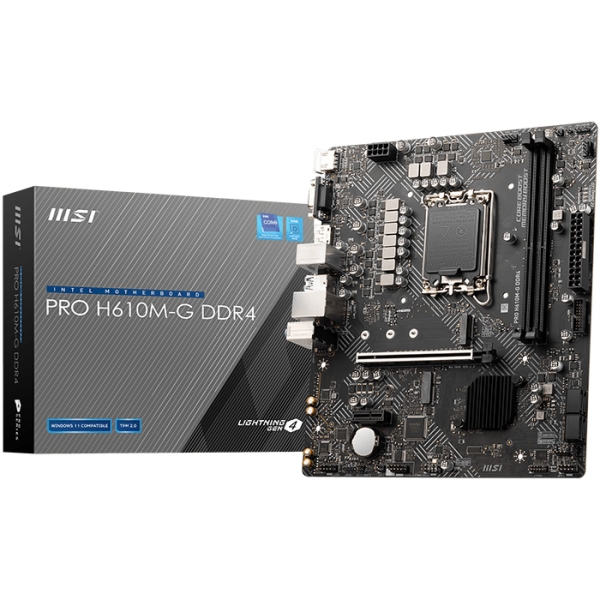 1700 MSI PRO H610M-G DDR4