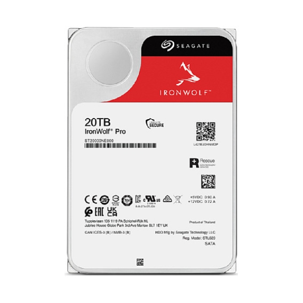 20TB Seagate IronWolf Pro ST20000NT001 7200RPM 256MB