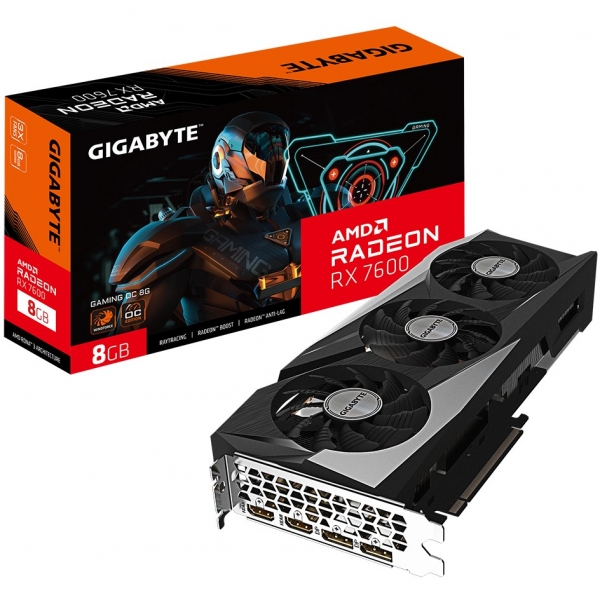 RX 7600 8GB Gigabyte Gaming OC GDDR6