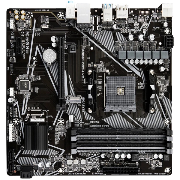 AM4 Gigabyte A520M DS3H V2 mATX