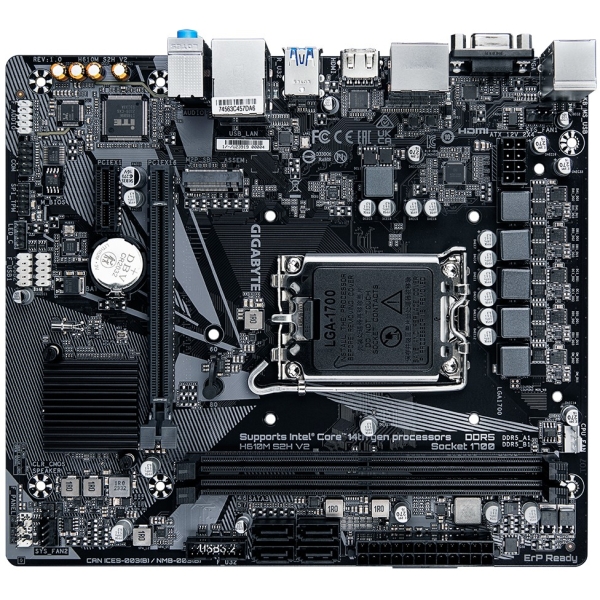 1700 Gigabyte H610M S2H V2 mATX