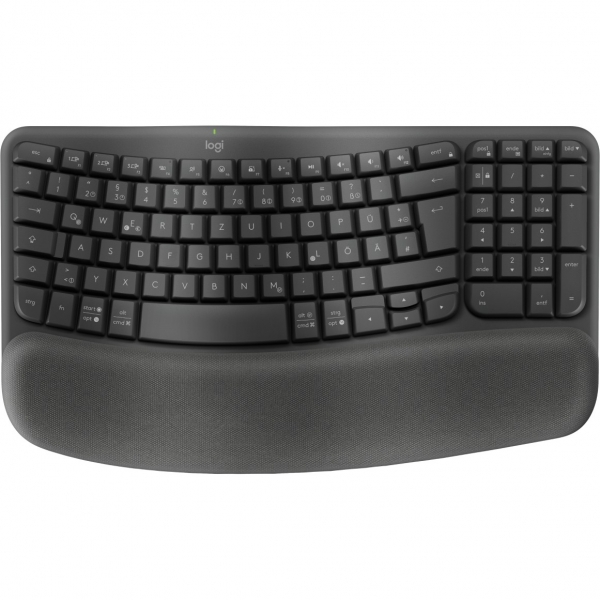 Logitech Wave Keys Bluetooth black QWERTZ DE