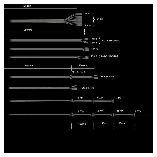 850W be quiet! PURE POWER 12