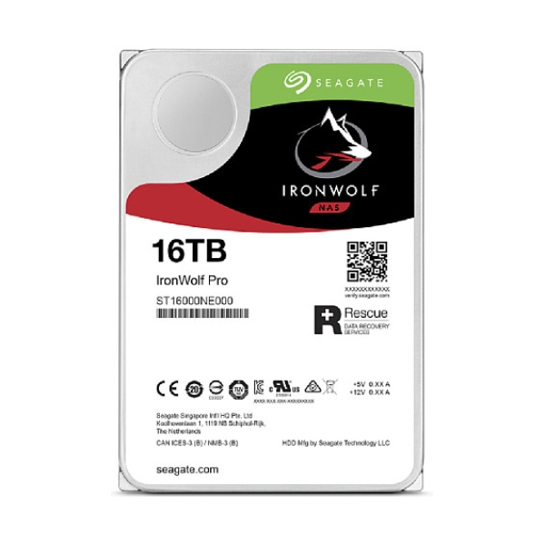 16TB Seagate IronWolf Pro ST16000NT001 7200RPM 256MB