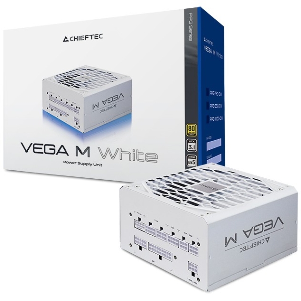750W Chieftec Vega M White 80Plus Gold