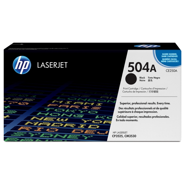 HP Toner 504A CE250A Schwarz
