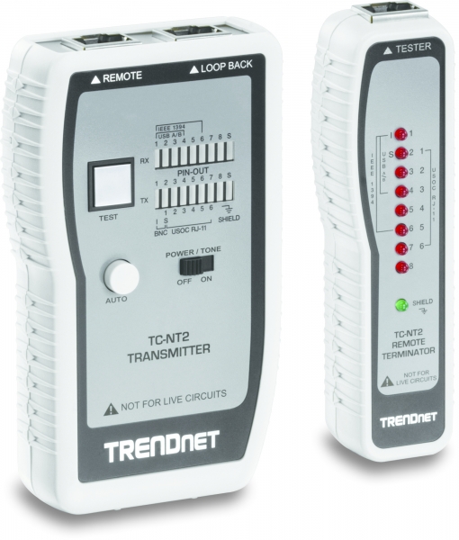 TRENDnet Netzwerkkabeltester Transport Koffer Kabel 300m