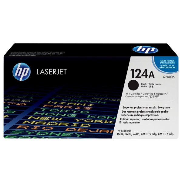 HP Toner 124A Q6000A Schwarz