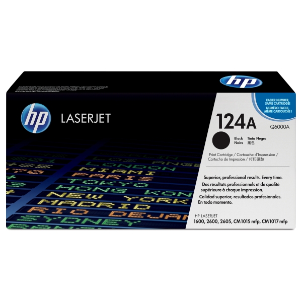 HP Toner 124A Q6000A Schwarz