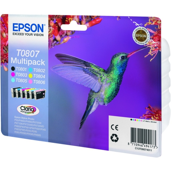 Epson T080740 Multipack NEU!