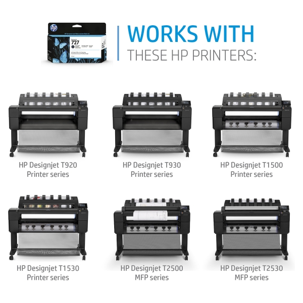 HP 727 300-ml Tintenpatrone Magenta