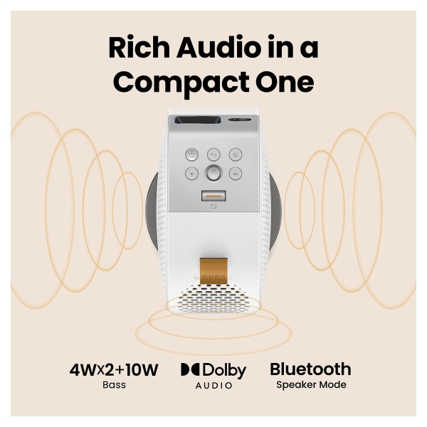 GV50 550 LM 1080P LASER REC 709