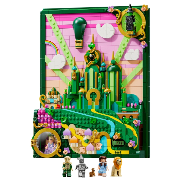LEGO 75685 Wicked Emerald City Wandkunst