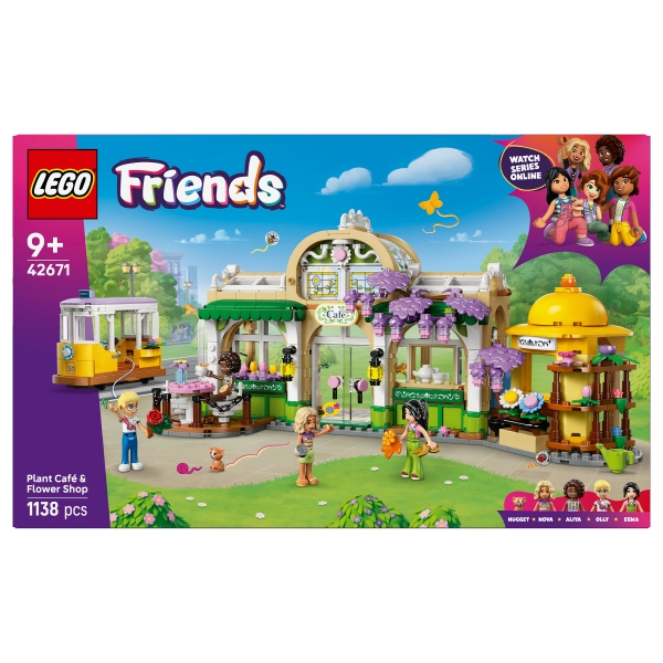 LEGO 42671 Friends Pflanzencaf und Blumenkiosk