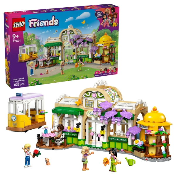 LEGO 42671 Friends Pflanzencaf und Blumenkiosk