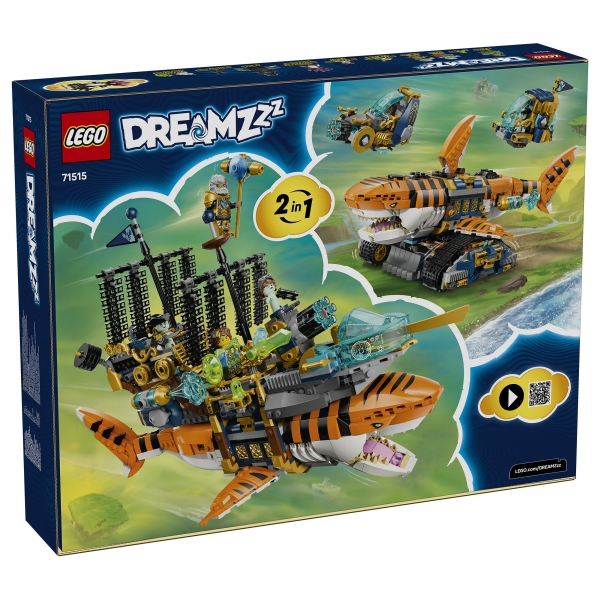 LEGO 71515 DREAMZzz Tigerhai-Fahrzeug