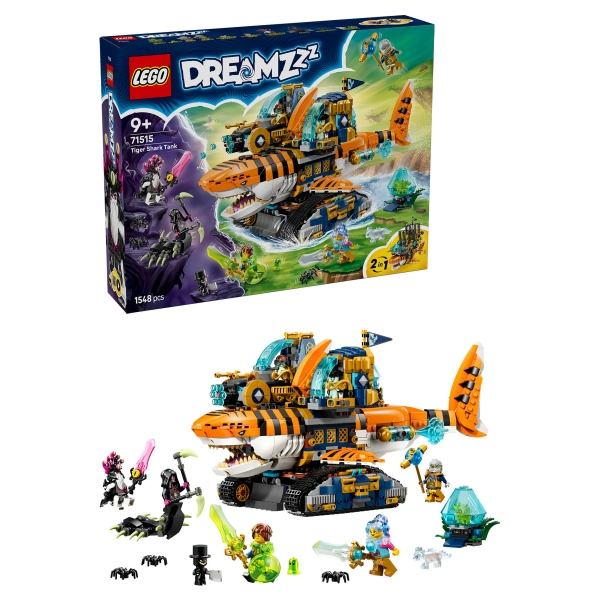 LEGO 71515 DREAMZzz Tigerhai-Fahrzeug
