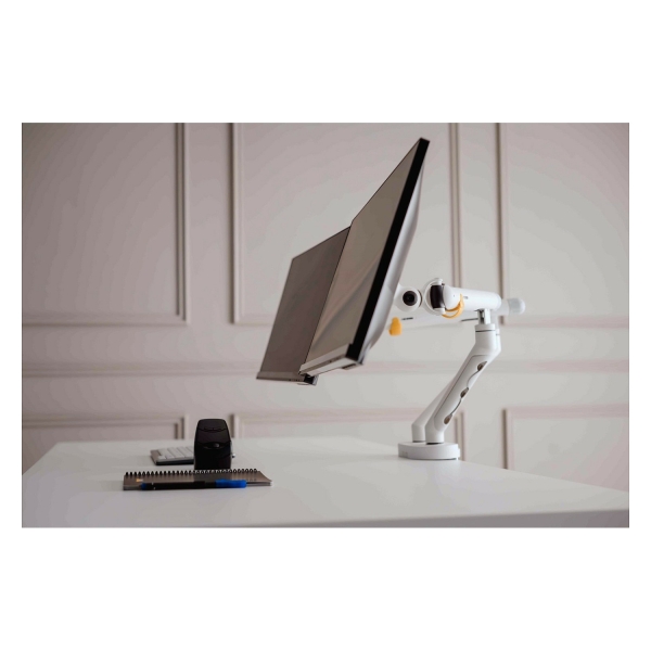 BakkerElkhuizen BE Flexible Dual Monitorarm White