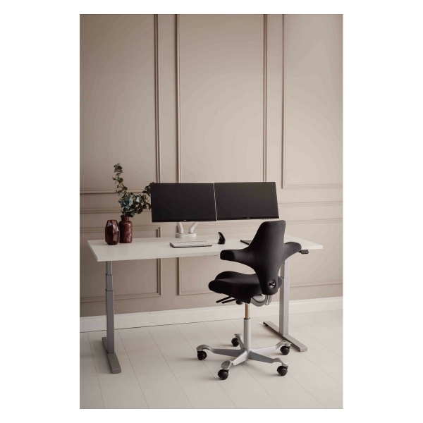 BakkerElkhuizen BE Flexible Dual Monitorarm White