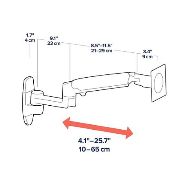 Ergotron LX Monitor Arm (wei)