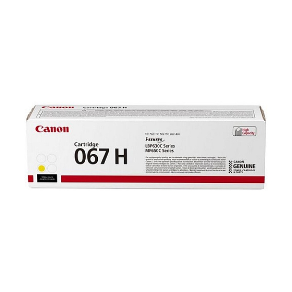 CANON Toner Cartridge 067 High yield Yellow
