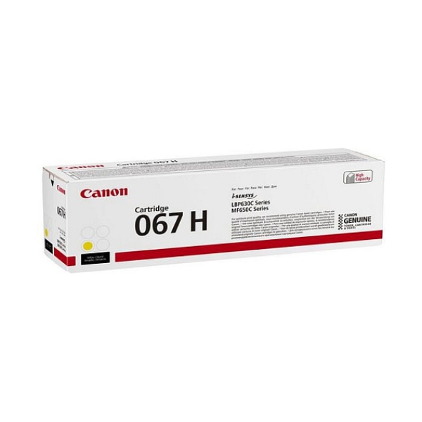 CANON Toner Cartridge 067 High yield Yellow