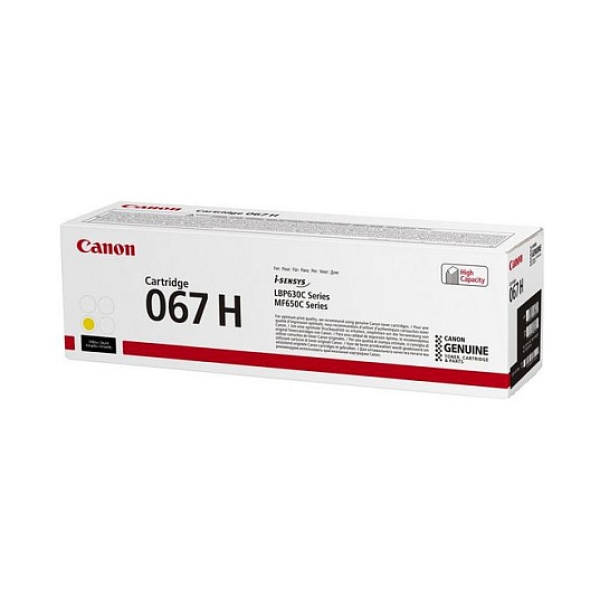 CANON Toner Cartridge 067 High yield Yellow