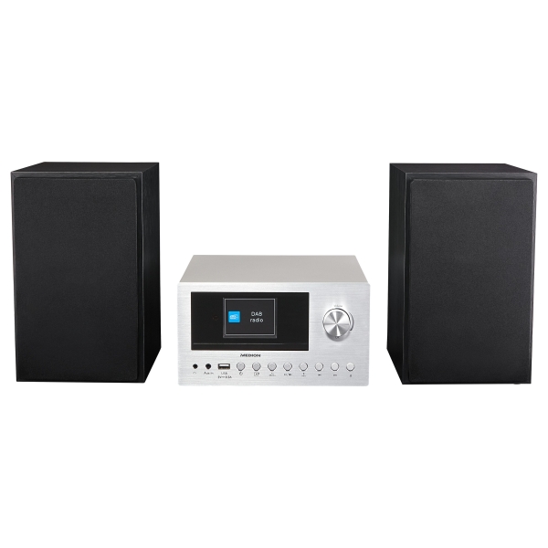 Medion LIFE P85003 Micro-Audio-System silber