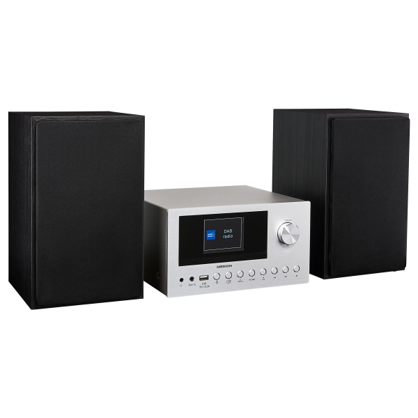Medion LIFE P85003 Micro-Audio-System silber