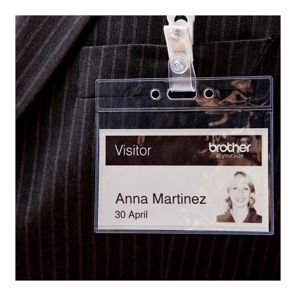 Brother QL-600B Etikettendrucker blau