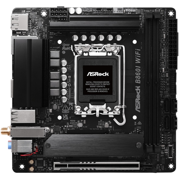 B860I WiFi 1851 mITX HDMI/DP DDR5