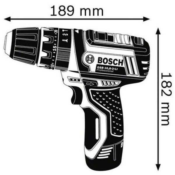 Bosch GSB 12V-15 Akku-Schlagbohrschrauber