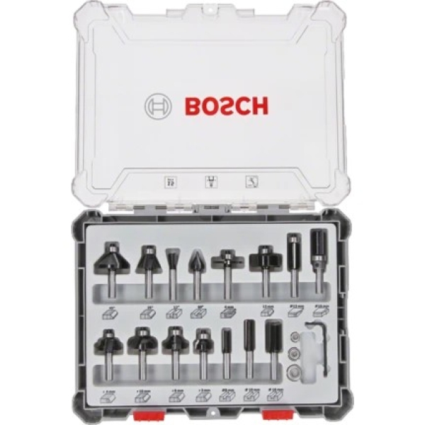 Bosch Frser-Set Mixed 15tlg.