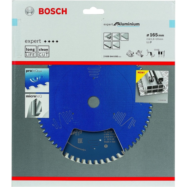 Bosch Kreissägeblatt EX AL H 165x20-52