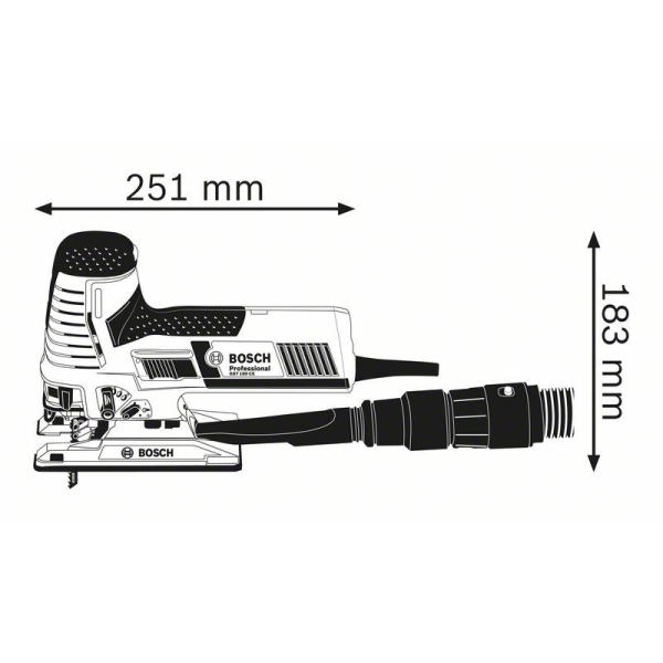 Bosch GST 160 CE Pendelstichsäge L-Boxx