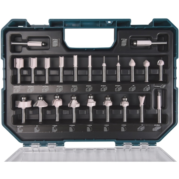 Makita Fräser-Set 8mm 22Stk