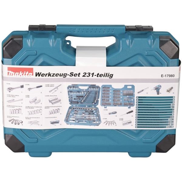 Makita Werkzeug-Set 231-tlg.