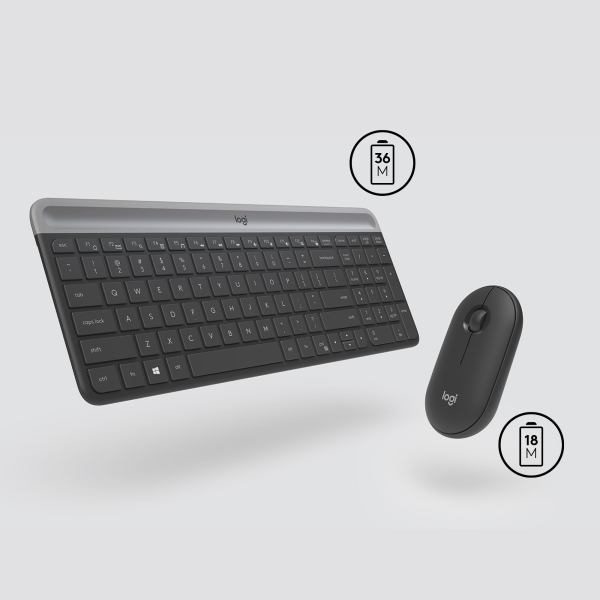 SLIM WRLS KEYBOARD MOUSE COMBO