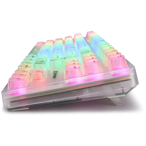 Sharkoon Gaming Tastatur Crystal Shark weiß DE