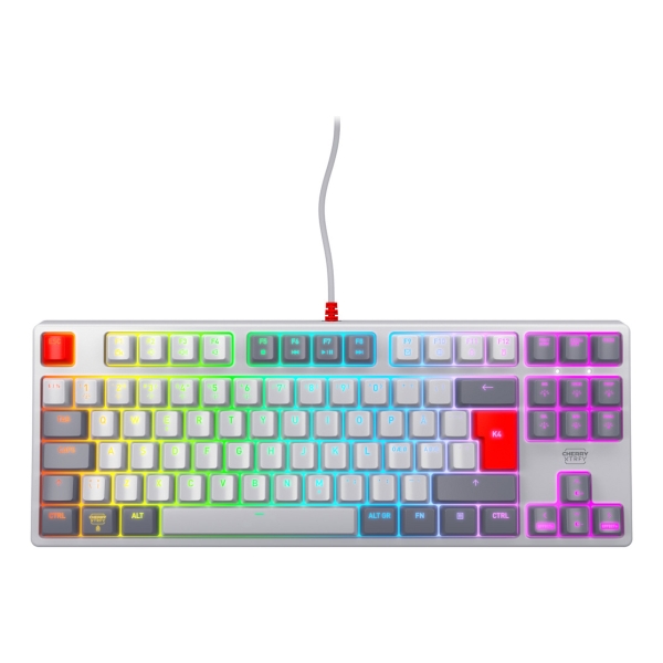Cherry XTRFY K4V2 TKL keyboard. white